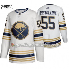 Buffalo Sabres Rasmus Ristolainen 55 50th Anniversary Adidas 2019-2020 Wit Authentic Shirt - Kinderen